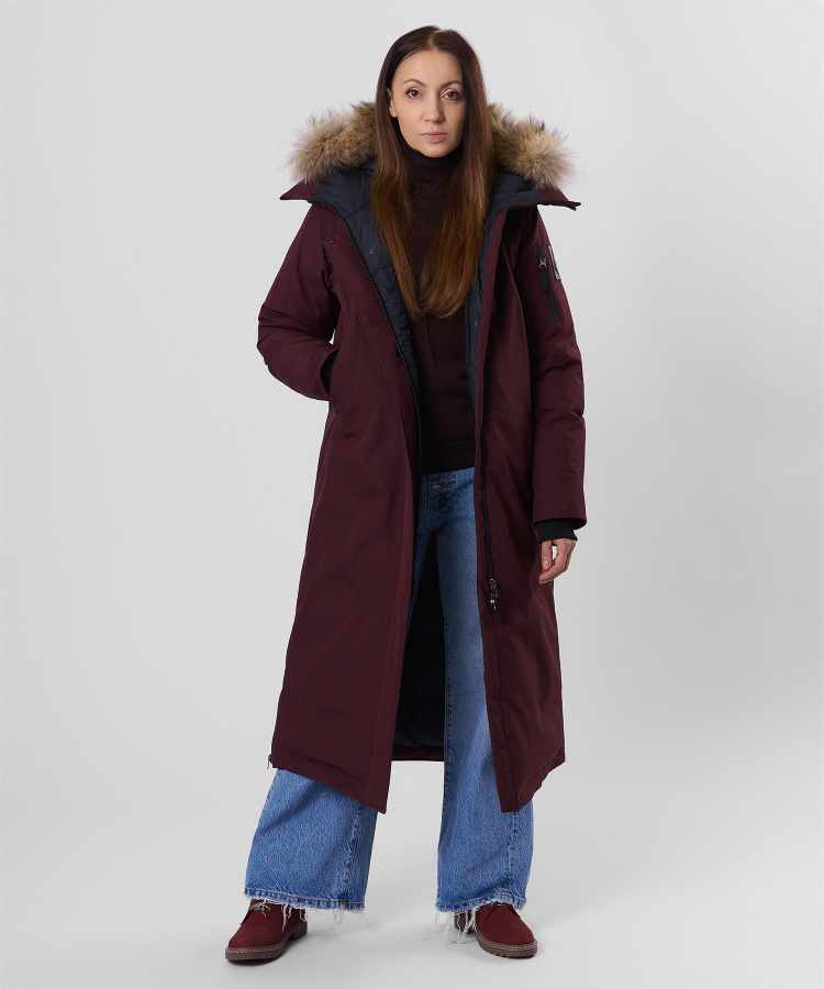 Пальто пуховое Aurora III DF Женское (XL, 0200/малиновый, , , , , )