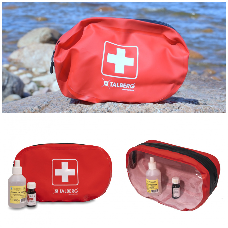 Гермоаптечка FIRST AID TRANSPARENT (камуфляж)