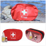  гермоаптечка first aid transparent (красный)
