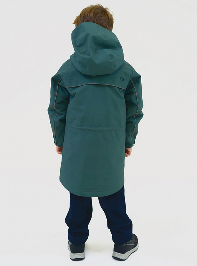 *100300 Куртка детская HANKA (120, 198 зеленая ель, , , , , )