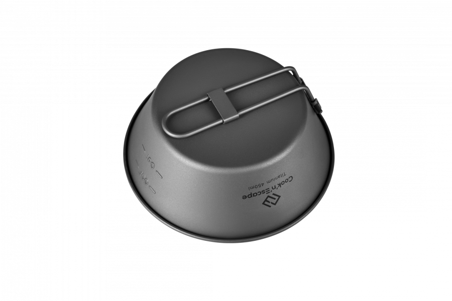 King Camp ca2101 450ml titanium sierra cup ковшик со складными ручками