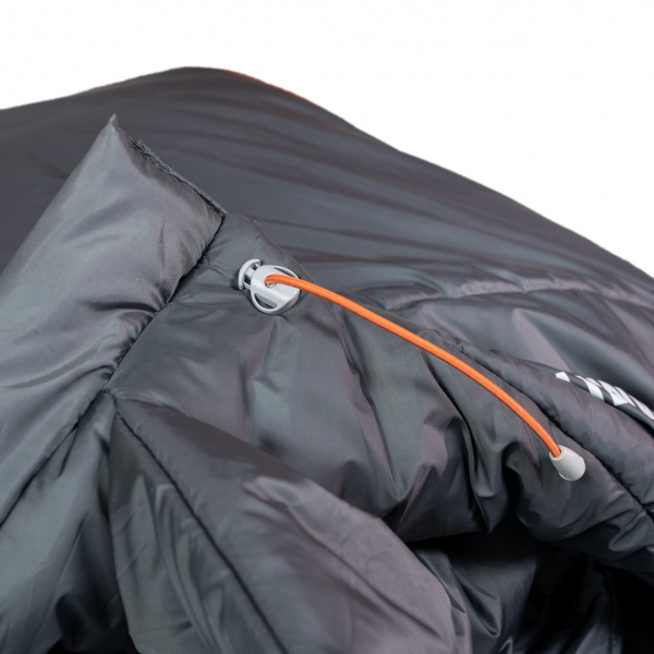 Talberg summit exp -28°c спальный мешок (-28с, серый/оранжевый левый)