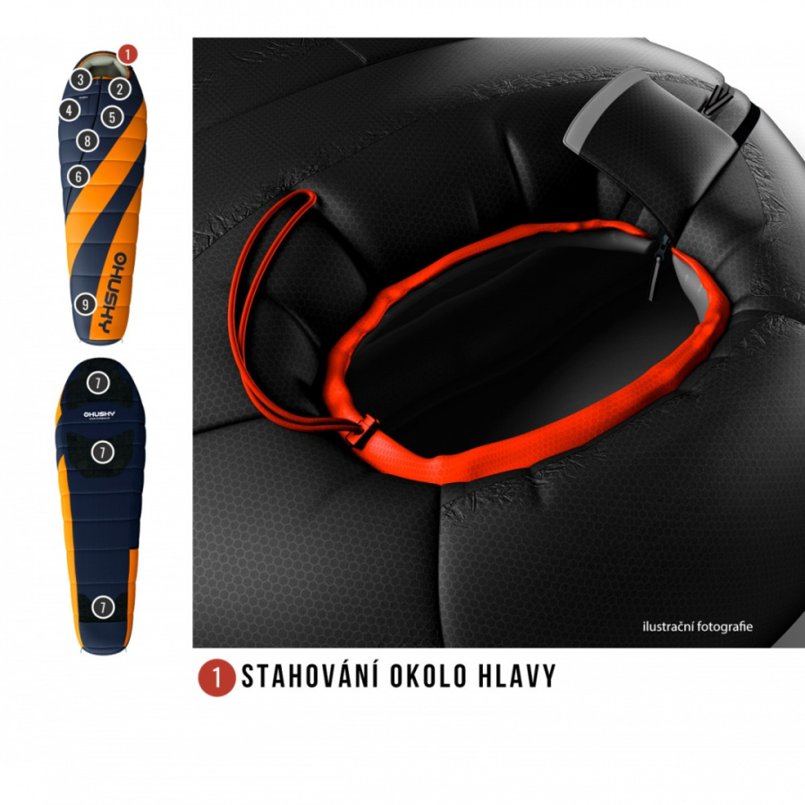 ENJOY LONG -25°С 230х85 спальный мешок (левый)