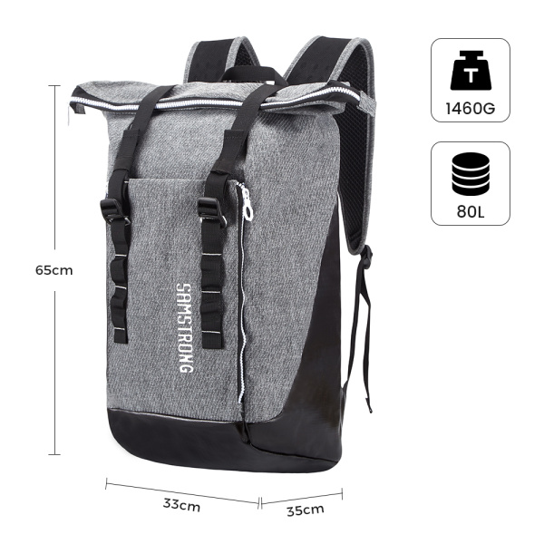 SAMSTRONG b0369 casual backpack рюкзак (серый)