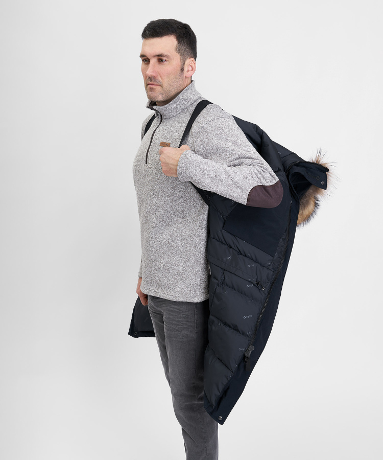 Полупальто пуховое Dikson IV Мужское (L, 1000/черный, , , )