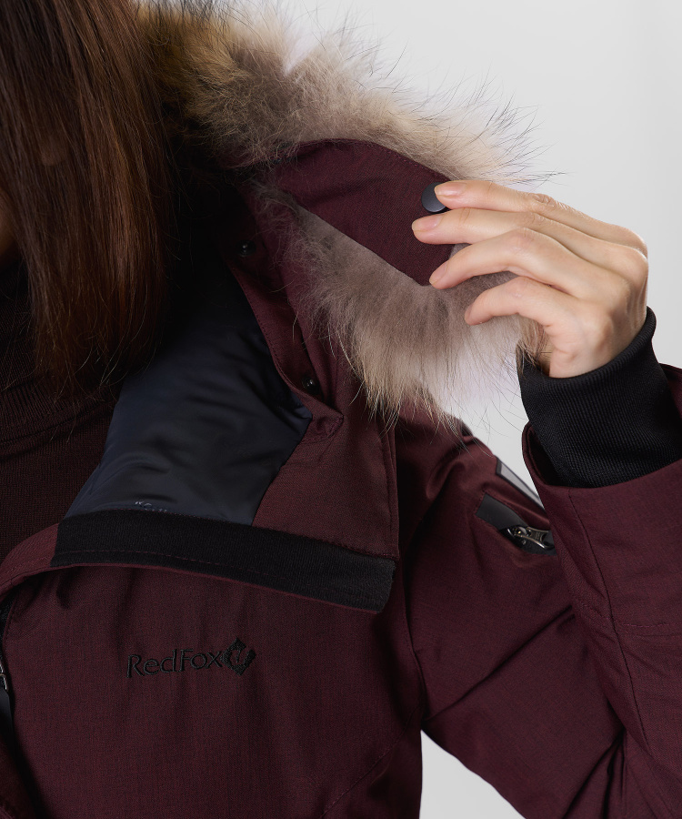 Пальто пуховое Aurora III DF Женское (XL, 0200/малиновый, , , , , )