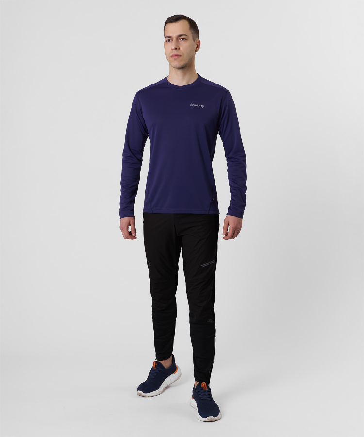 Футболка с длинным рукавом Workout R Мужская (XXL, 0100/чернила, , , , , )