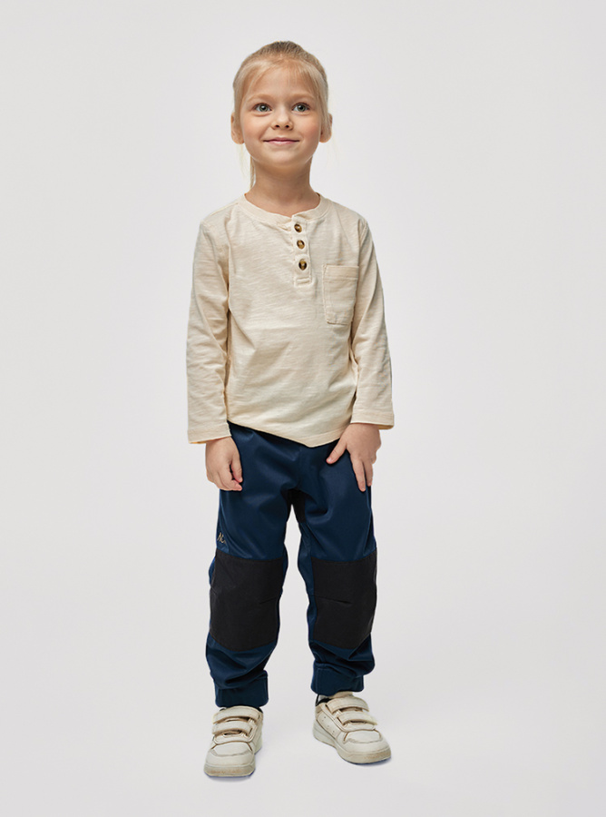 *100102 Брюки детские KIKA (140, 039 морской бриз, , , , , )