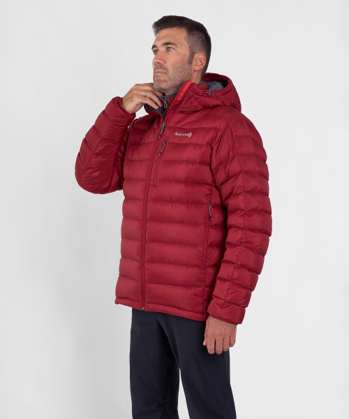 Куртка пуховая Flight Lite III Мужская (M, 1200/т.красный, , , , , )