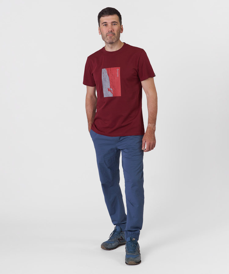 Футболка Rock Мужская (XL, 1100/бордовый, , , , , )