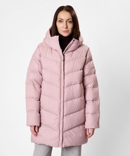 Полупальто пуховое Myst Женское (XS, 2600/розово-бежевый, , , , , )