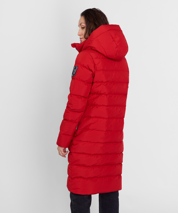 Пальто пуховое Siberia III Женское (M, 1300/красный, , , , , )