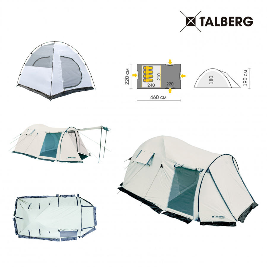 BLANDER 4 SAHARA палатка Talberg (серый)