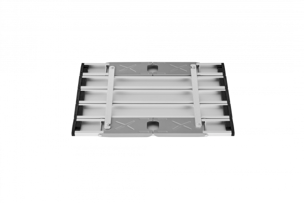 Atepa 2401 mini alunium table s стол скл. алюм (серебристый)