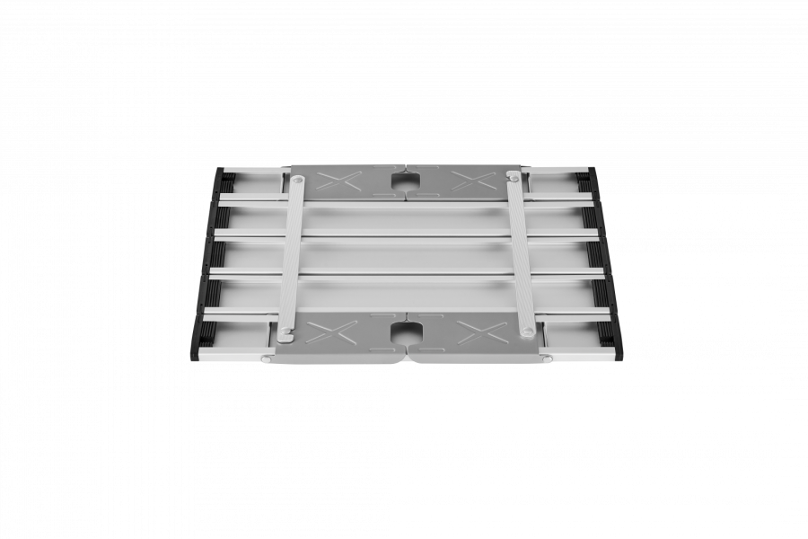 2401 MINI ALUNIUM TABLE S стол скл. алюм (серебристый)