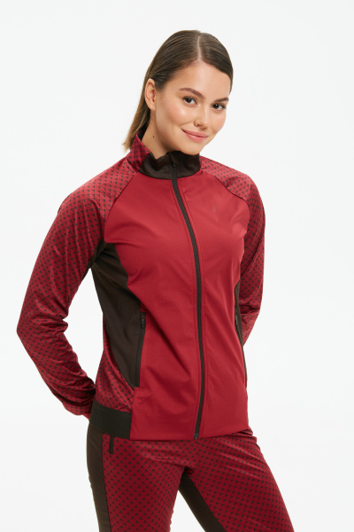Куртка д/жен. "Баланс 2.0" (S(44/170), бордовый_кофейный, , , , , )