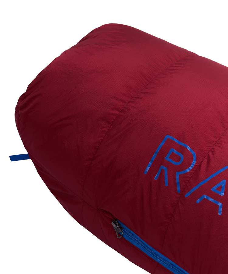 Спальный мешок пуховый Rapid -30C left (Regular, 1282/т.красный/синий, , , , , )
