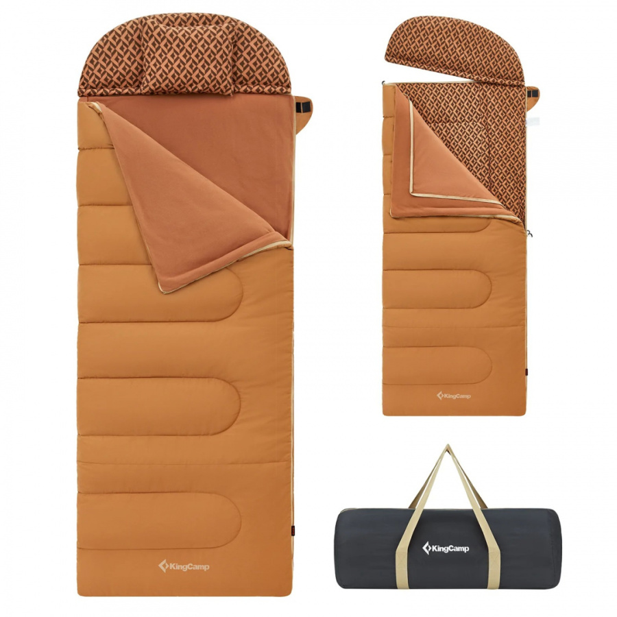 2201 FOREST 400 -15°С 230х90 спальный мешок (-15°С, коричневый левый)