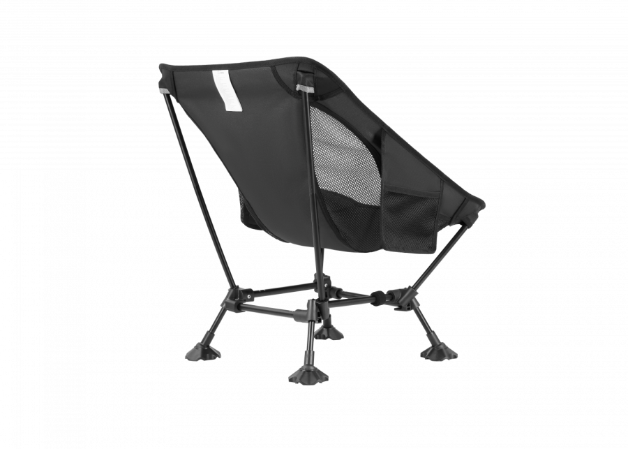 2405 ULTRALIGHT SQUARE LOW CHAIR кресло скл. (черный)