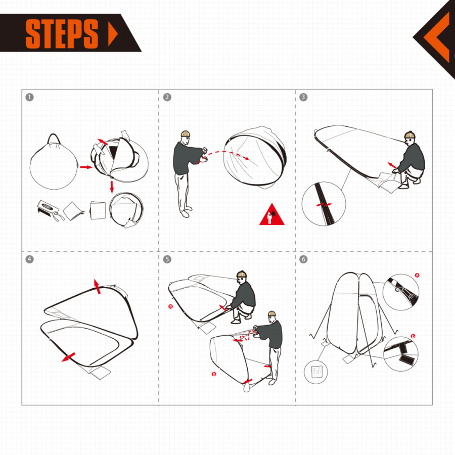 4015 MULTI TENT палатка (черный)
