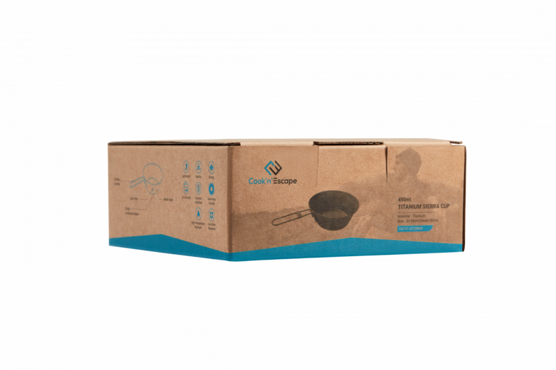 King Camp ca2101 450ml titanium sierra cup ковшик со складными ручками