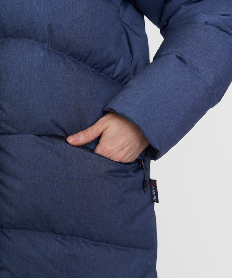 Куртка пуховая Chester III Женская (XS, 9700/деним, , , , , )