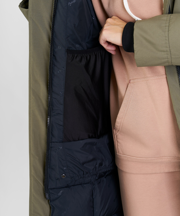 Полупальто пуховое Nyla III Женское (L, 3100/т.оливковый, , , W23-24, , )