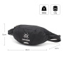  b0268 waist bag 1,5 поясная сумка (1.5 черный)