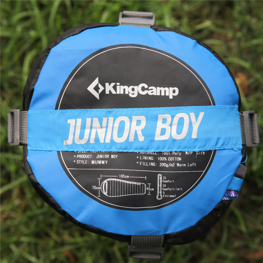 3194 JUNIOR BOY +5С 165x70x45 спальный мешок (синий)