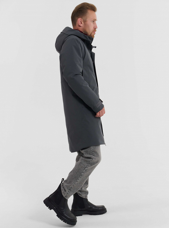 *100427 Куртка мужская BALIAL (S, 614 серый гравий, , , , , )