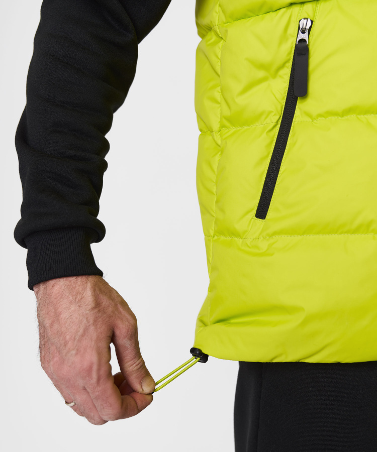 Жилет пуховый Nansen R Мужской (M, 5210/lime/черный, , , , , )