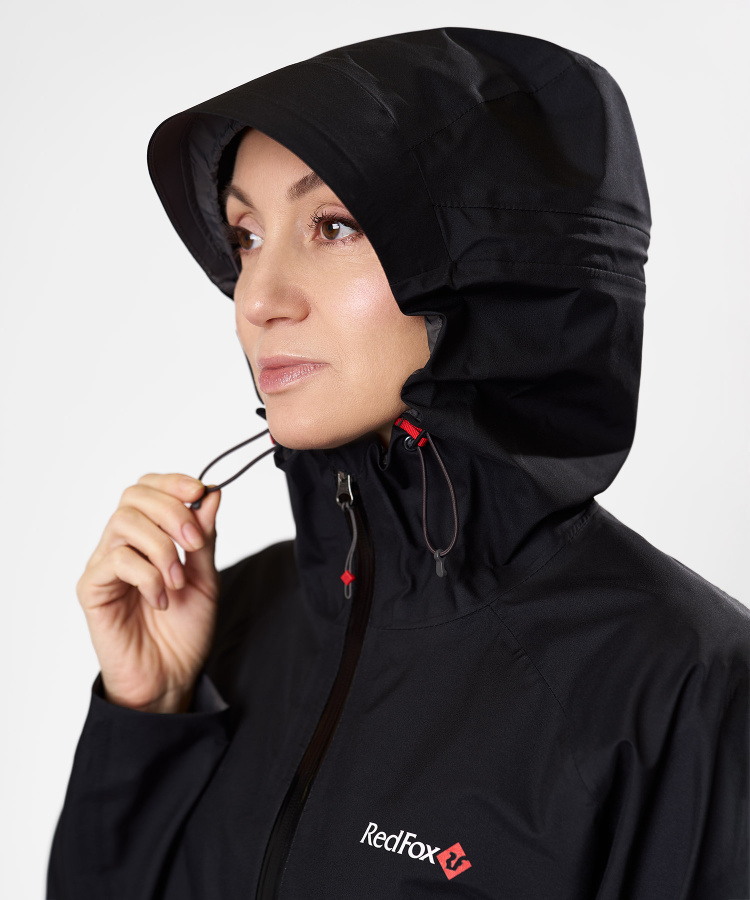 Куртка ветрозащитная Vega GTX V Женская (XL, 1000/черный, , , , , )