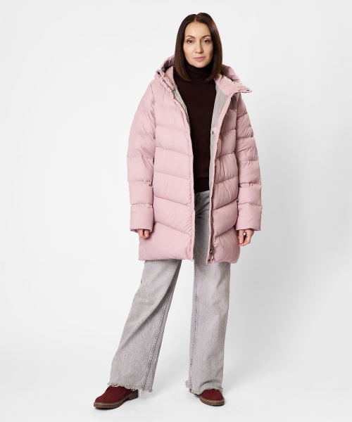 Полупальто пуховое Myst Женское (XS, 2600/розово-бежевый, , , , , )