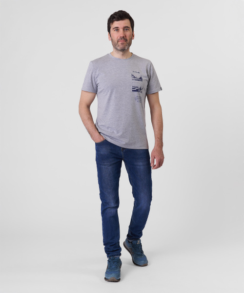 Футболка Memory Мужская (S, 4000/серый, , , , , )