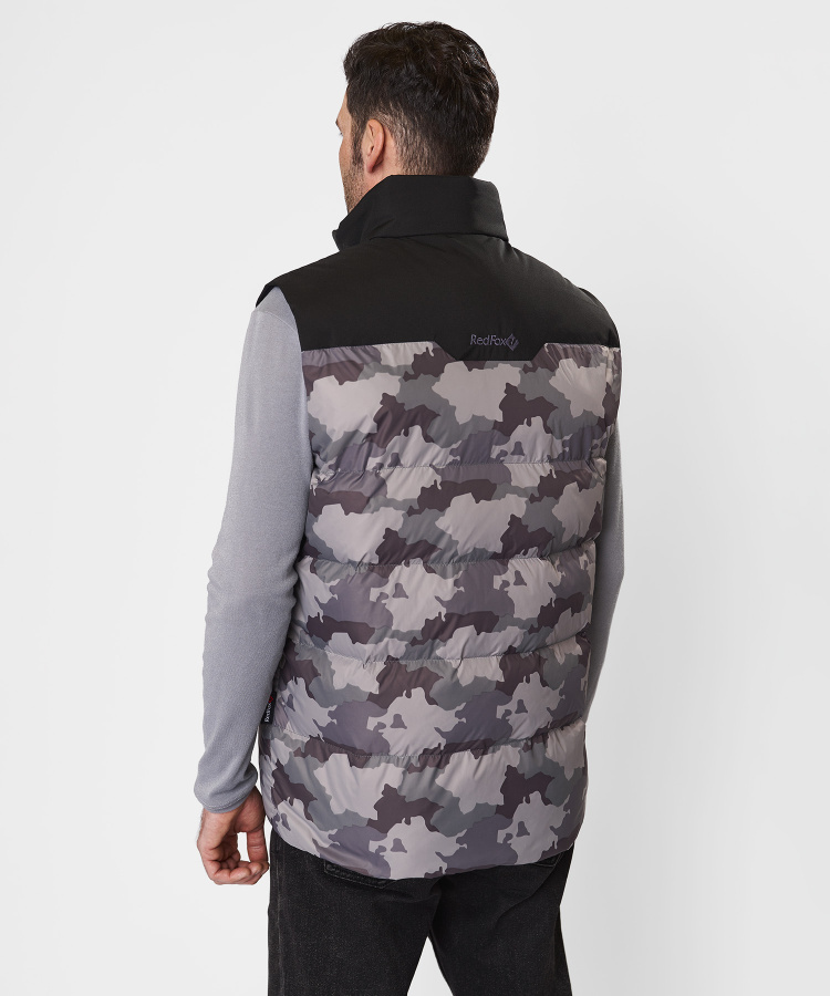 Жилет пуховый Nansen R Мужской (S, J310/принт/черный, , , , , )