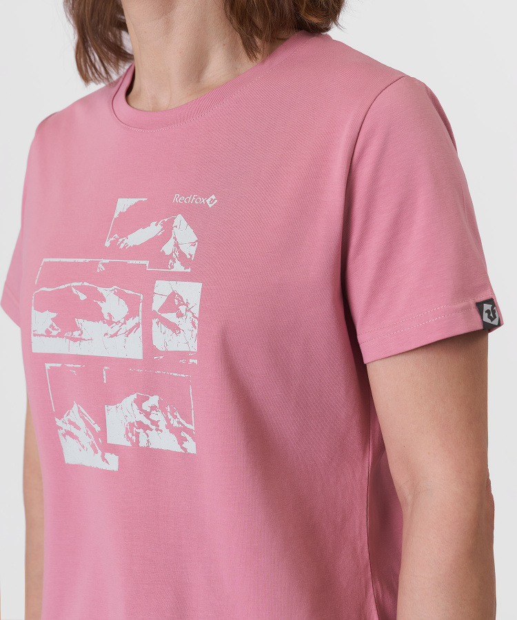 Футболка Sl Женская (M, 1900/coral fusion, , , , , )