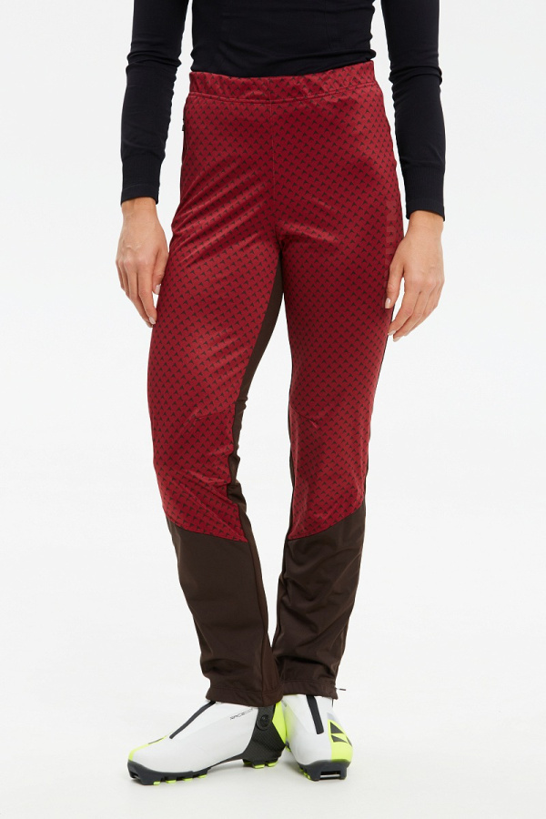 Брюки д/жен. "Баланс 2.0" (XL(50/176), бордовый_кофейный, , , , , )