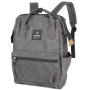  b0297 casual backpack рюкзак (т. серый)