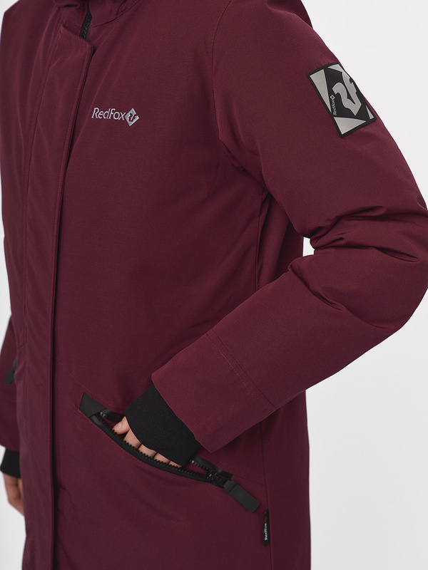 Полупальто пуховое Nyla III Женское (XL, 2500/бургунди, , , , , )