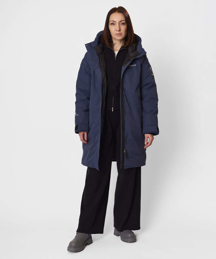 Пальто пуховое Urban Fox VI Женское (XS, 9100/т.синий, , , , , )