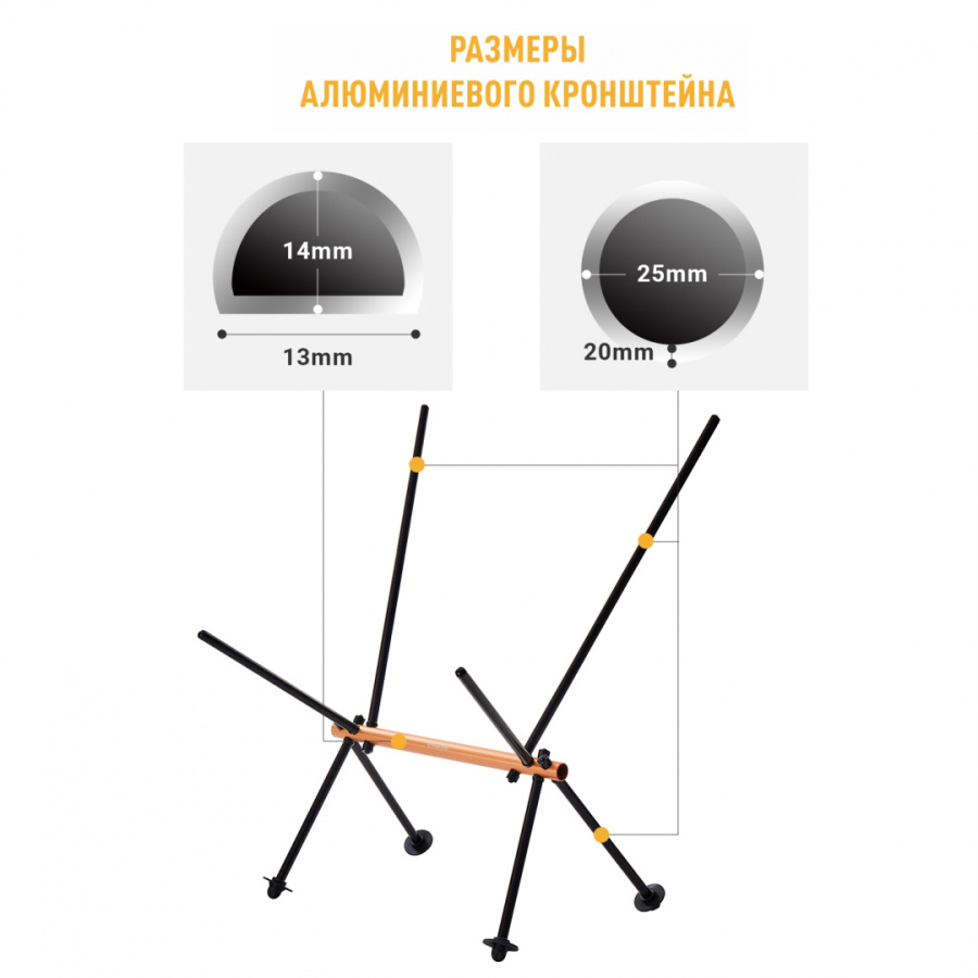 2033 Larch Chair кресло скл. сталь (черный)
