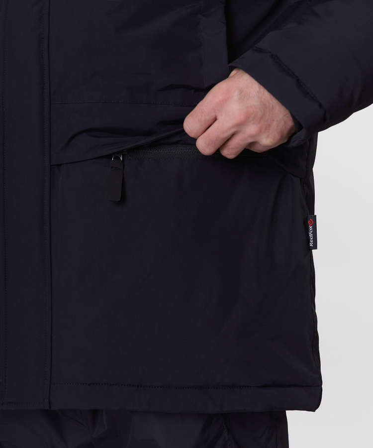 Куртка утепленная Snow Man lV Мужская (XXL, 1000/черный, , , , , )