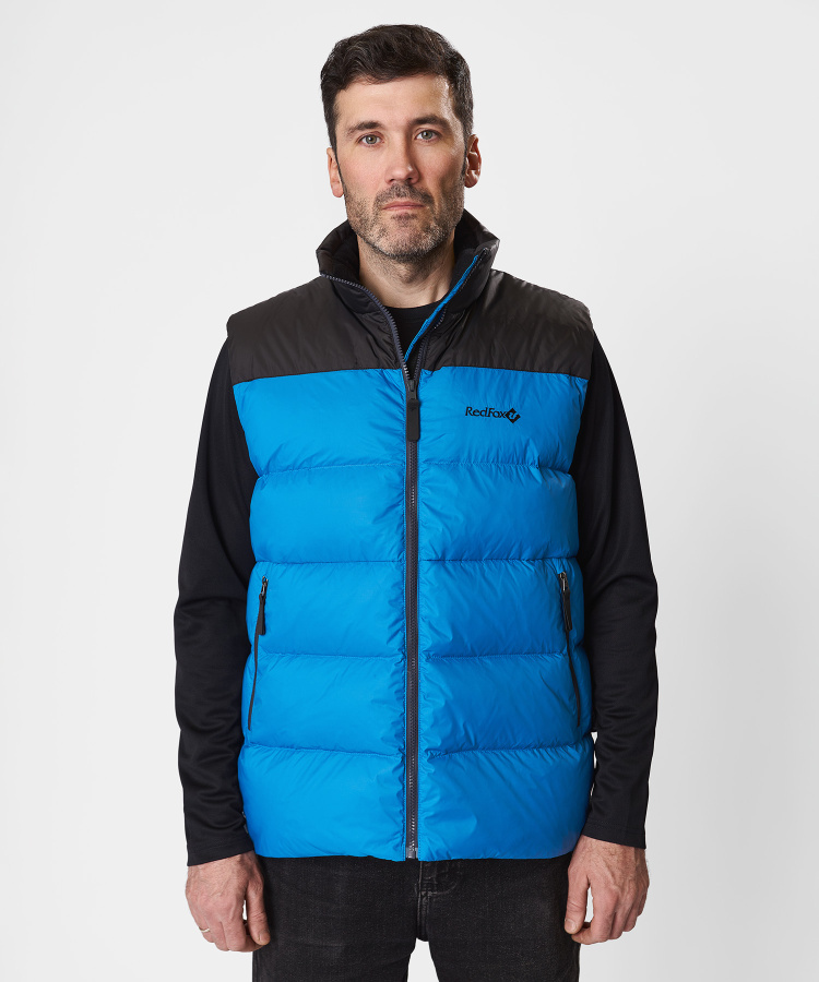 Жилет пуховый Nansen RL Мужской (L, 8210/синий/черный, , , , , )