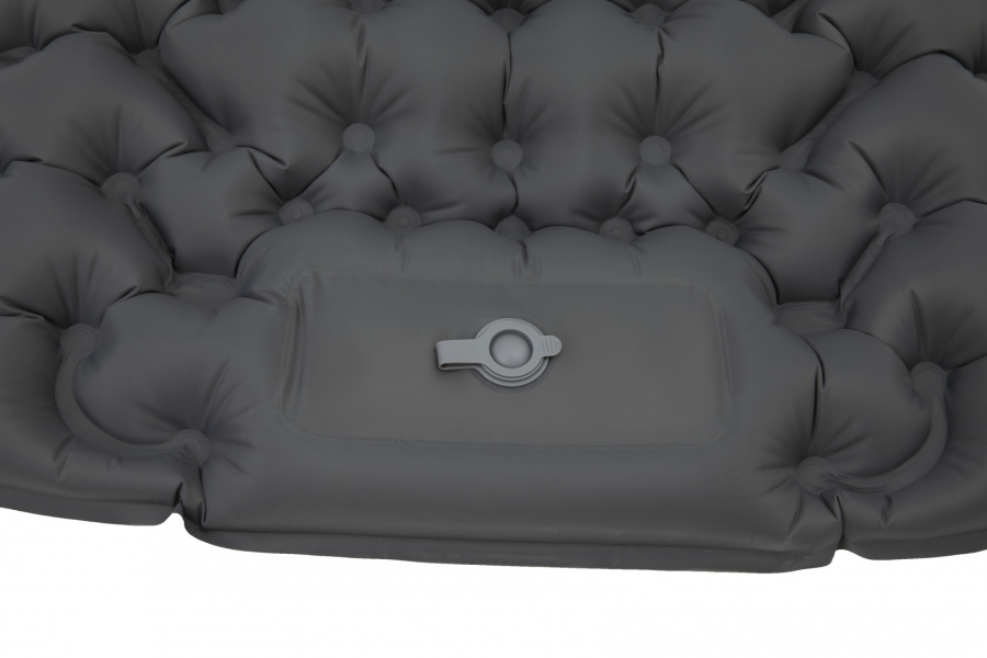 2401 DELUXE 7 коврик надувной (серый, 196х68х7 см)