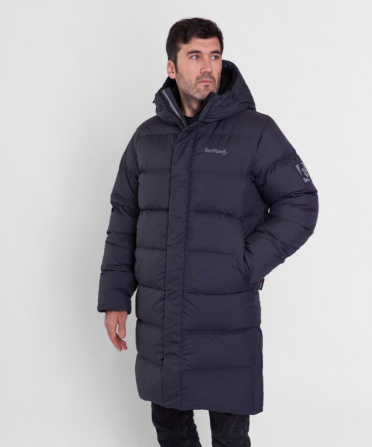 Пальто пуховое Narvik II Мужское (S, 9700/деним, , , , , )