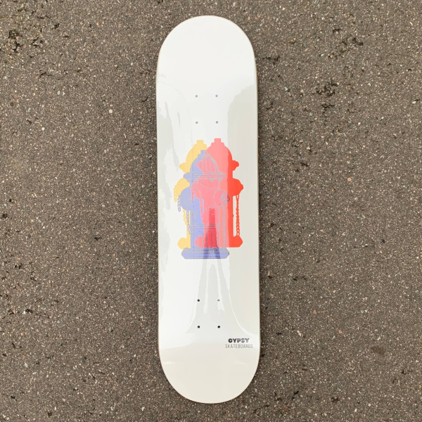*Дека для скейтборда Gypsy Ollie the Hydrants (mult) 8.375" (, , , , , , )