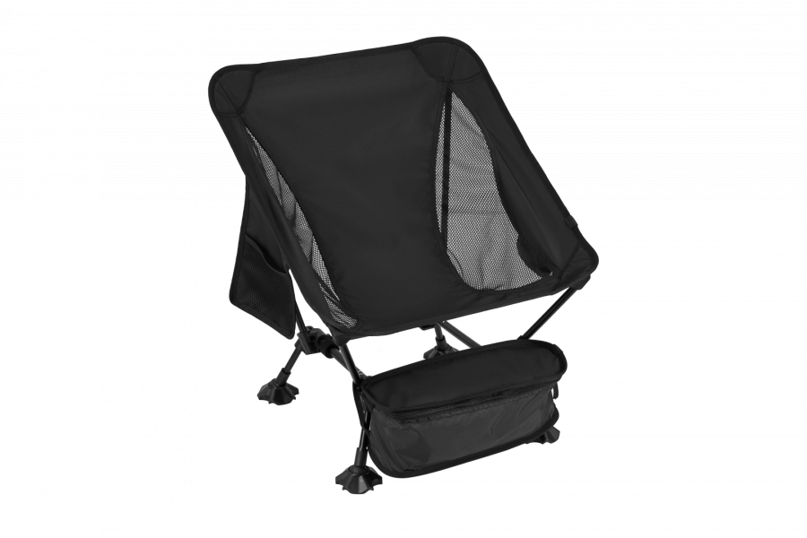 2405 ULTRALIGHT SQUARE LOW CHAIR кресло скл. (черный)