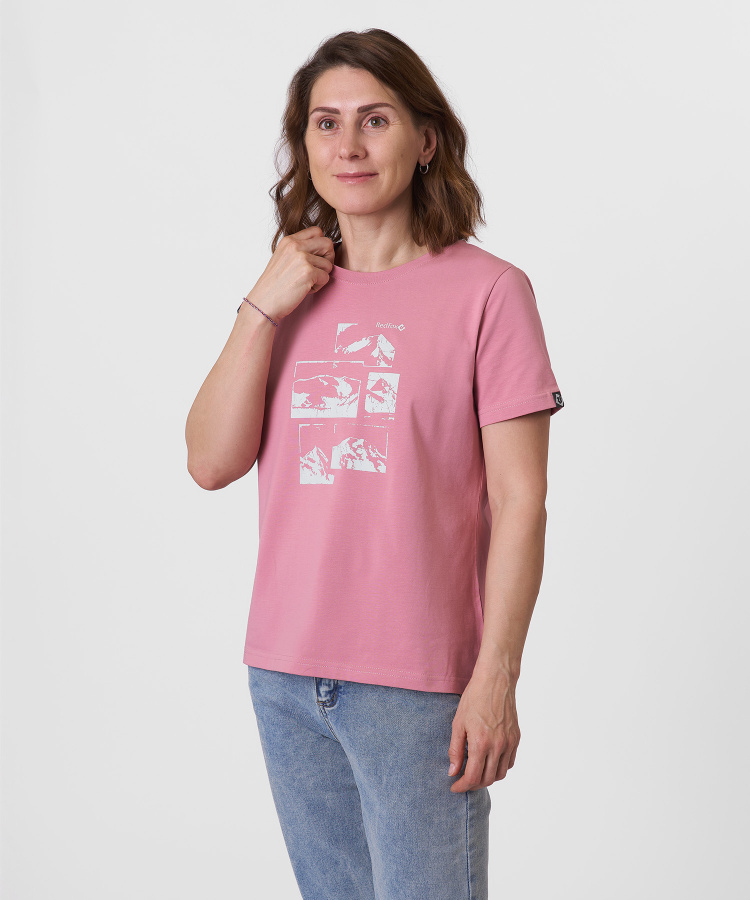 Футболка Sl Женская (M, 1900/coral fusion, , , , , )