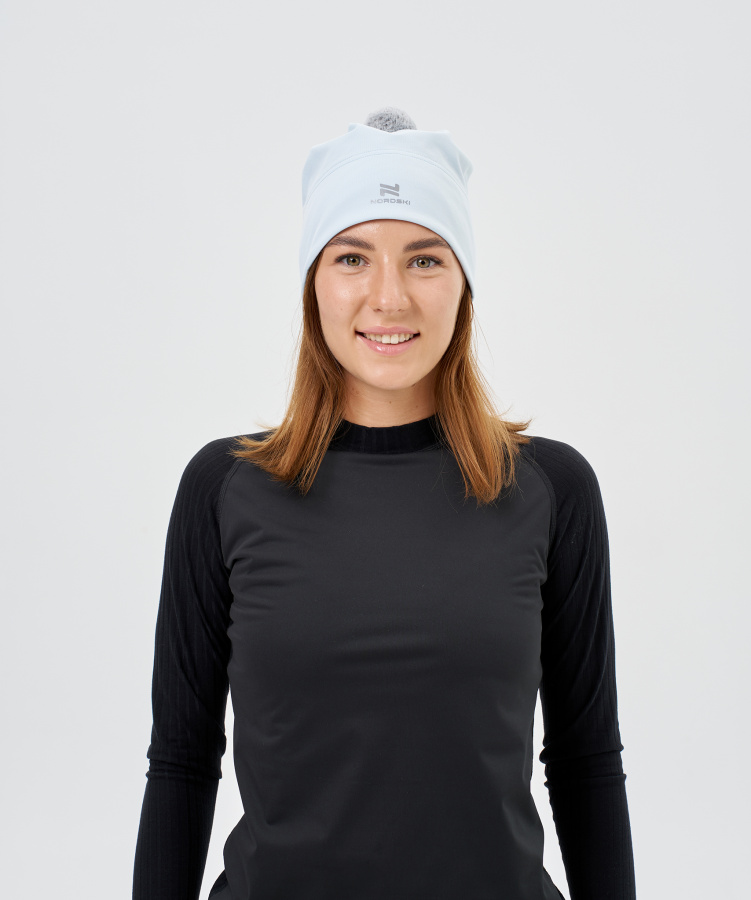 Тренировочная шапка Nordski Train Pearl Blue (One Size, Pearl Blue, , , , , )