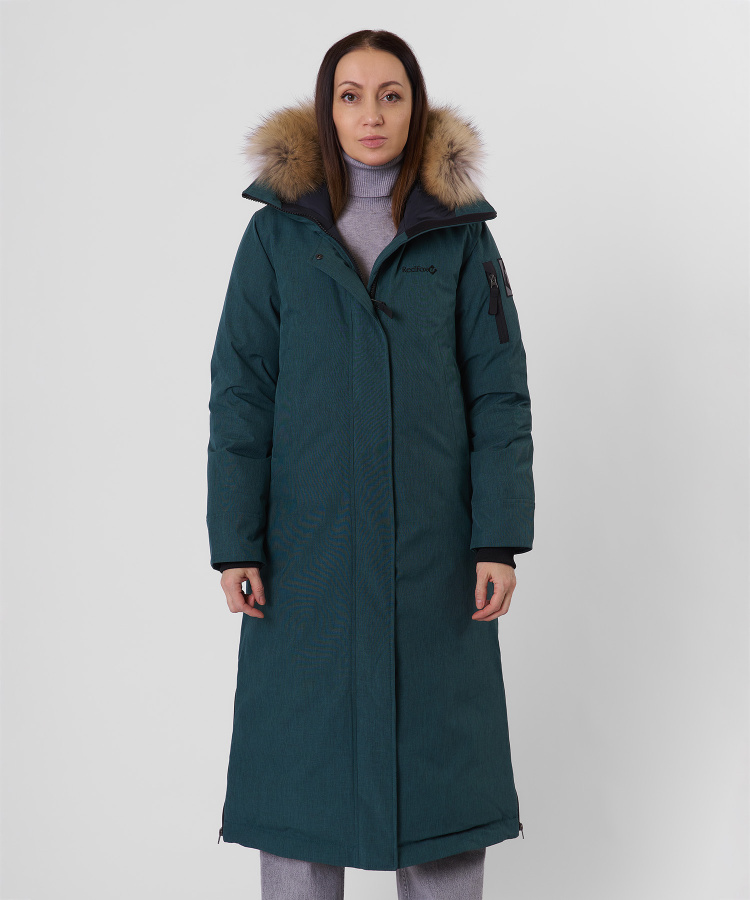 Пальто пуховое Aurora III DF Женское (XS, 7100/petrol, , , , , )